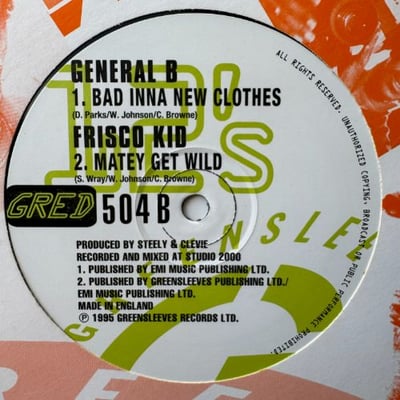 General Degree, Spragga Benz, General B, Frisco Kid - When I Hold You / She Wrong / Bad Inna New Clothes / Matey Get Wild picture 2