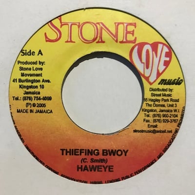 Hawkeye, Ricky Ticky - Thiefing Bwoy / Road Is Ruff picture 2