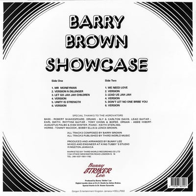 Barry Brown - Showcase picture 2