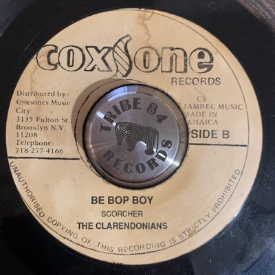 The Clarendonians - Rudie Bam-Bam / Be Bop Boy picture 2