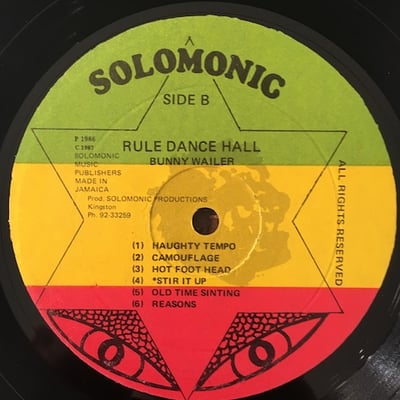 Bunny Wailer - Rule Dance Hall picture 4