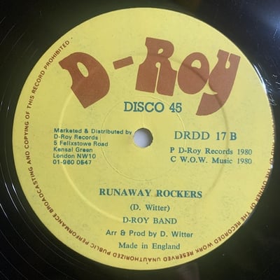 Sonia, D-Roy Band - Hard Times / Runaway Rockers picture 2