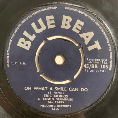 Eric "Monty" Morris, Frank Cosmo, Drumbago All Stars - Pack Up Your Troubles / Oh What A Smile Can Do picture 2