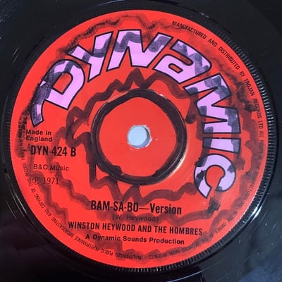 Winston Heywood And The Hombres - Bam-Sa-Bo picture 2