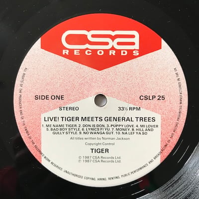 Tiger, General Trees - In Concert picture 3