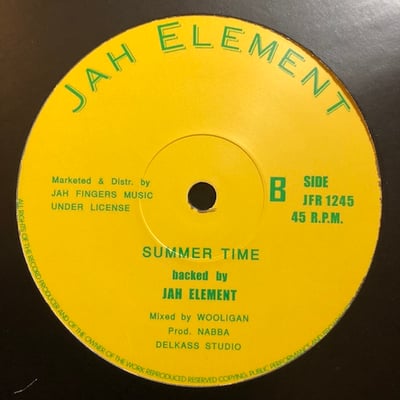 Jah Element - Jah Alone / Summer Time picture 2