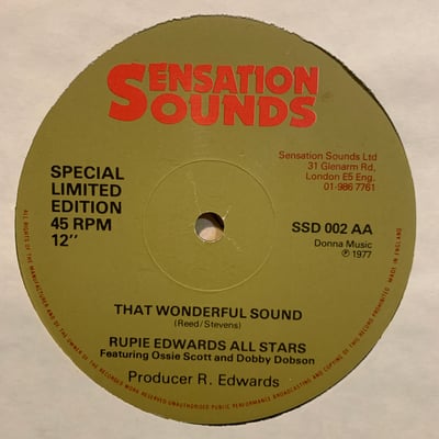 Rupie Edwards, Dobby Dobson - My Little Red Top / That Wonderful Sound picture 4