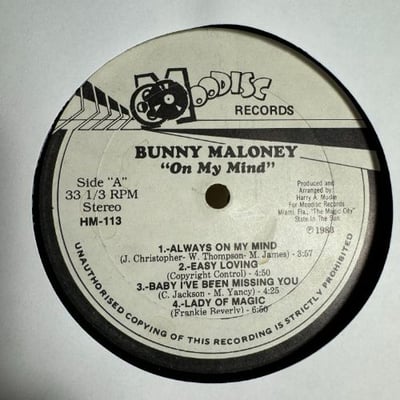 Bunny Maloney - On My Mind picture 3