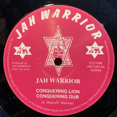 Jah Warrior - Judgement Day / Conquering Lion picture 2