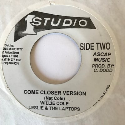 Willie Cole, Leslie & The Laptops - Come Closer To Me picture 2