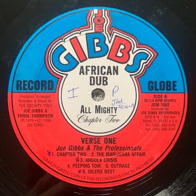 Joe Gibbs & The Professionals - African Dub - All Mighty - Chapter Two picture 3