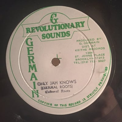 Cultural Roots - Lots Wife / Only Jah Knows picture 2