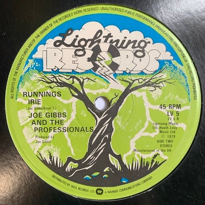 Dennis Brown, Joe Gibbs & The Professionals - Money In My Pocket / Runnings Irie picture 2