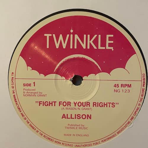 Allison, Rass Brass, Twinkle Riddim Section – Fight For Your Rights / Fight The Fight