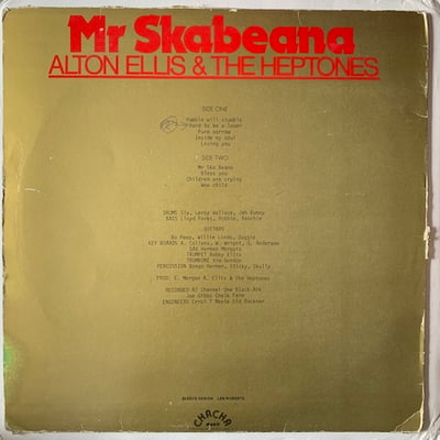 Alton Ellis, The Heptones - Mr Skabeana picture 2