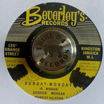Derrick Morgan, Beverley's All Stars - Be Still / Sunday - Monday picture 2
