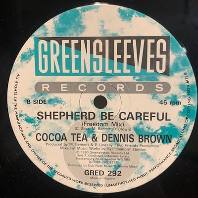 Cocoa Tea, Dennis Brown - Shepherd Be Careful picture 2