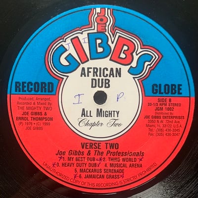 Joe Gibbs & The Professionals - African Dub - All Mighty - Chapter Two picture 4
