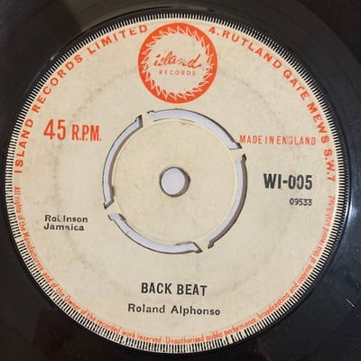 Roy & Millie, Roland Alphonso - We'll Meet / Back Beat picture 2