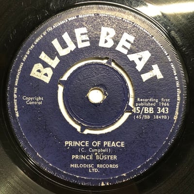 Prince Buster - Don't Throw Stones / Prince Of Peace picture 2