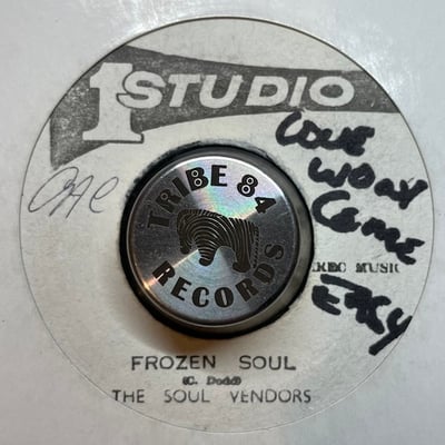 Ernest Wilson, The Soul Vendors - If I Were A Carpenter / Frozen Soul picture 2
