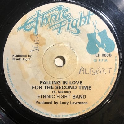 Barrington Spence, Ethnic Fight Band - Falling In Love For The First Time / Falling In Love For The Second Time picture 2