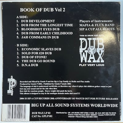 Gussie P., Mafia & Fluxy - Dub Wax - Book Of Dub Vol. 2 picture 2