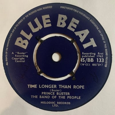 Prince Buster - Time Longer Than Rope / Fake King picture 2
