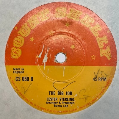 Hubert Lee, Lester Sterling - What Am I Living For / The Big Job picture 2