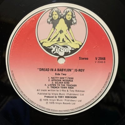 U-Roy - Dread In A Babylon picture 3