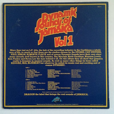 Various - The Dynamic Sounds Of Jamaica Vol 1 picture 2