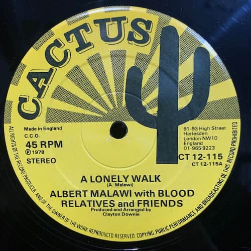 Albert Malawi, Blood Relatives & Friends – A Lonely Walk