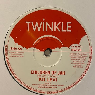 K.D. Levi - We Give Thee Thanks / Children Of Jah picture 2