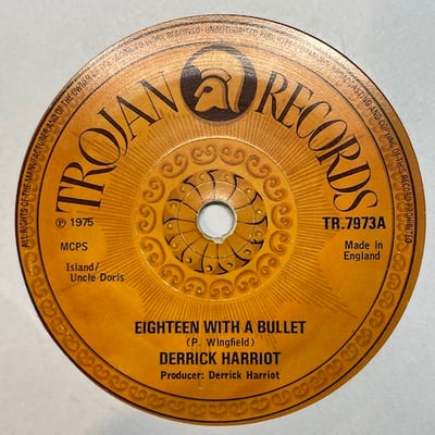Derrick Harriott - Eighteen With A Bullet picture 2
