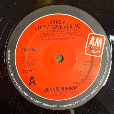Dennis Brown - Save A Little Love For Me picture 3