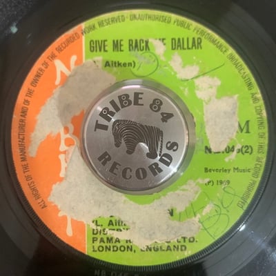 Laurel Aitken - Pussy Price / Give Me Back Me Dallar picture 2