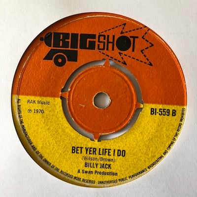 Candy, Billy Jack - Ace Of Hearts / Bet Yer Life I Do picture 2
