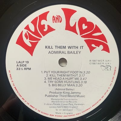 Admiral Bailey - Kill Them With It picture 3