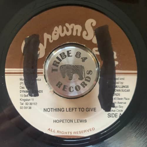 Hopeton Lewis – Nothing Left To Give