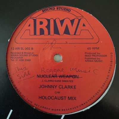 Johnny Clarke - Reggae Music / Nuclear Weapon picture 2