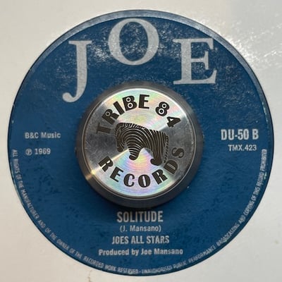 Dice The Boss, Joe's All Stars - Brixton Cat, Big And Fat / Solitude picture 2