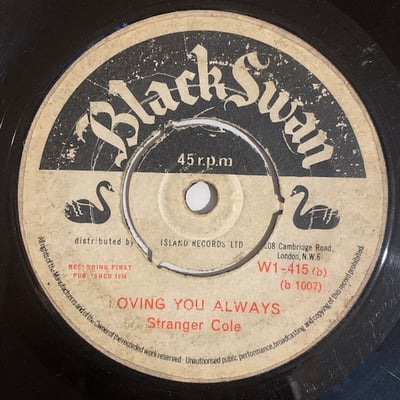Stranger Cole - Summer Day / Loving You Always picture 2