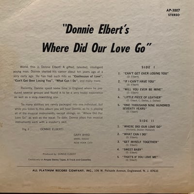 Donnie Elbert - Where Did Our  Love Go picture 2