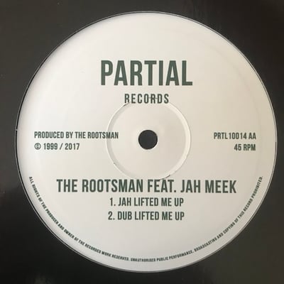 The Rootsman, Jah Meek - Only Jah / Jah Lifted Me Up picture 2
