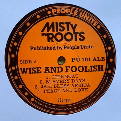 Misty In Roots - Wise And Foolish picture 5