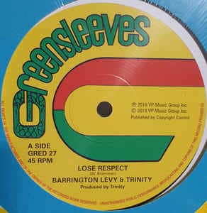 Barrington Levy, Roman Stewart, Trinity – Lose Respect / Since You're Gone