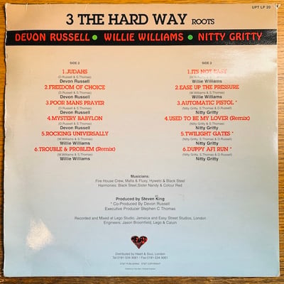 Devon Russell, Willi Williams, Nitty Gritty - 3 The Hard Way Roots picture 2