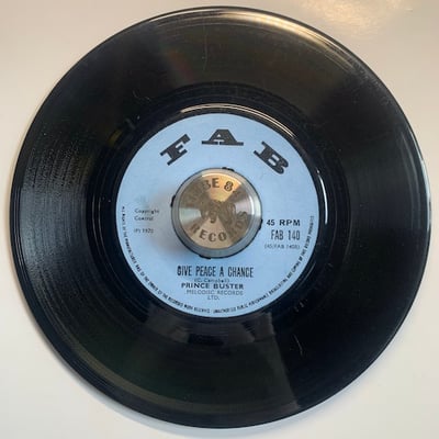 Prince Buster - Give Peace A Chance / Hit Me Back picture 4
