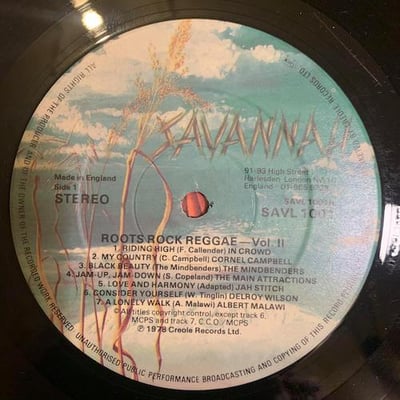 Various - Roots Rock Reggae Volume 2. picture 2