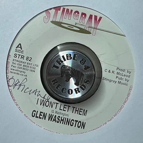 Glen Washington – I Won't Let Them